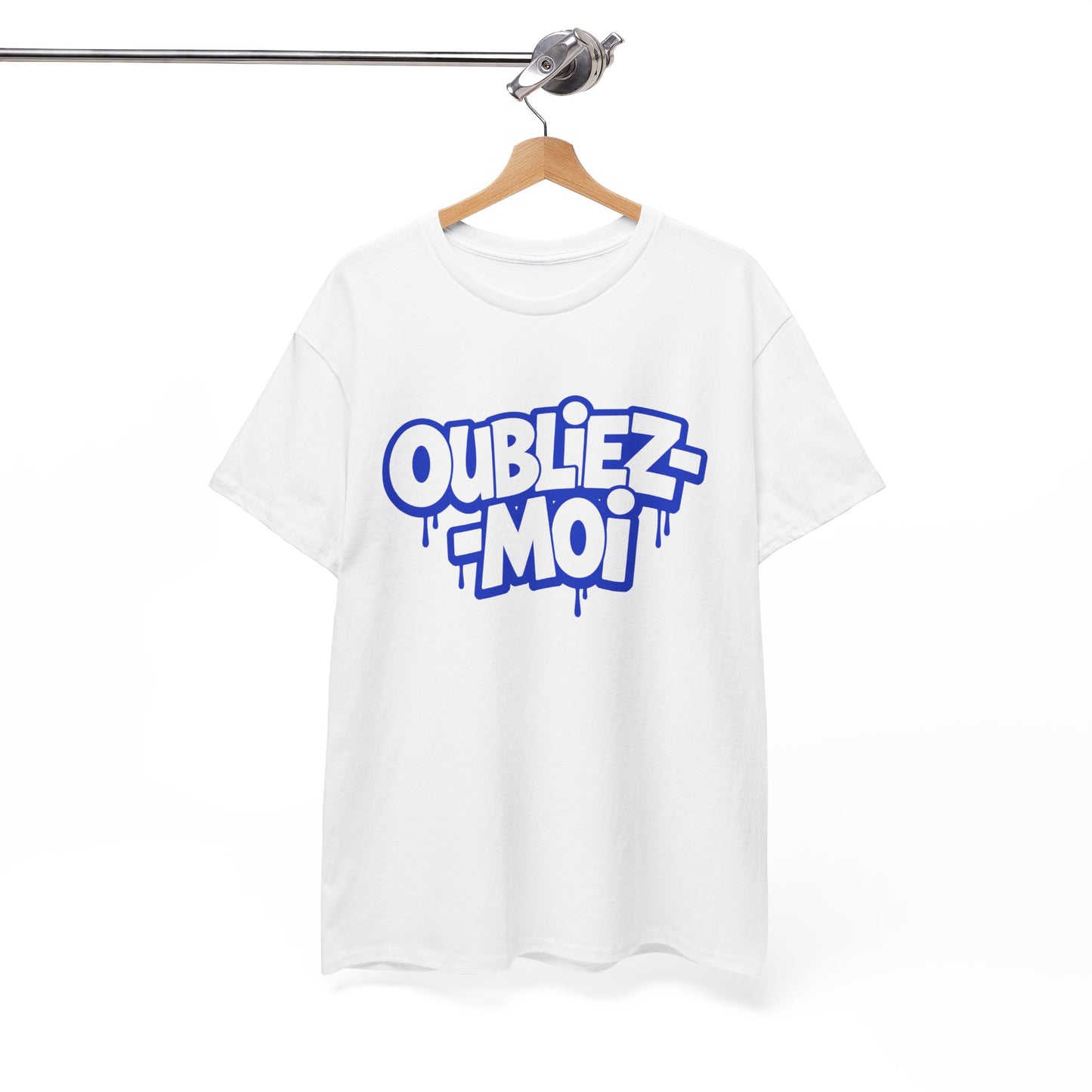 T-Shirt Oubliez Moi Homme Femme – Tee Shirt Graffiti Streetwear – Cadeau Style Urbain Noir Blanc Gris
