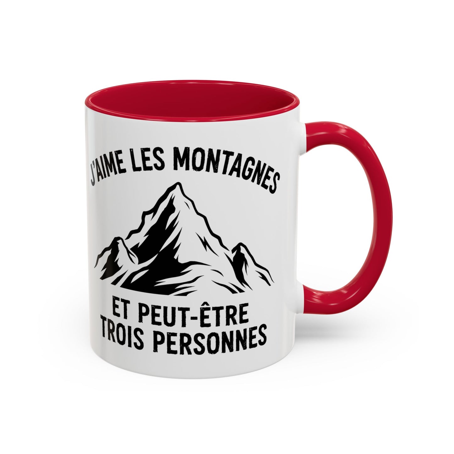 Tasse Montagne Homme et Femme – Mug Humour Randonnée Nature Alpinisme – Cadeau Original Randonneur Campeur Amoureux des Sommets – 325 ml