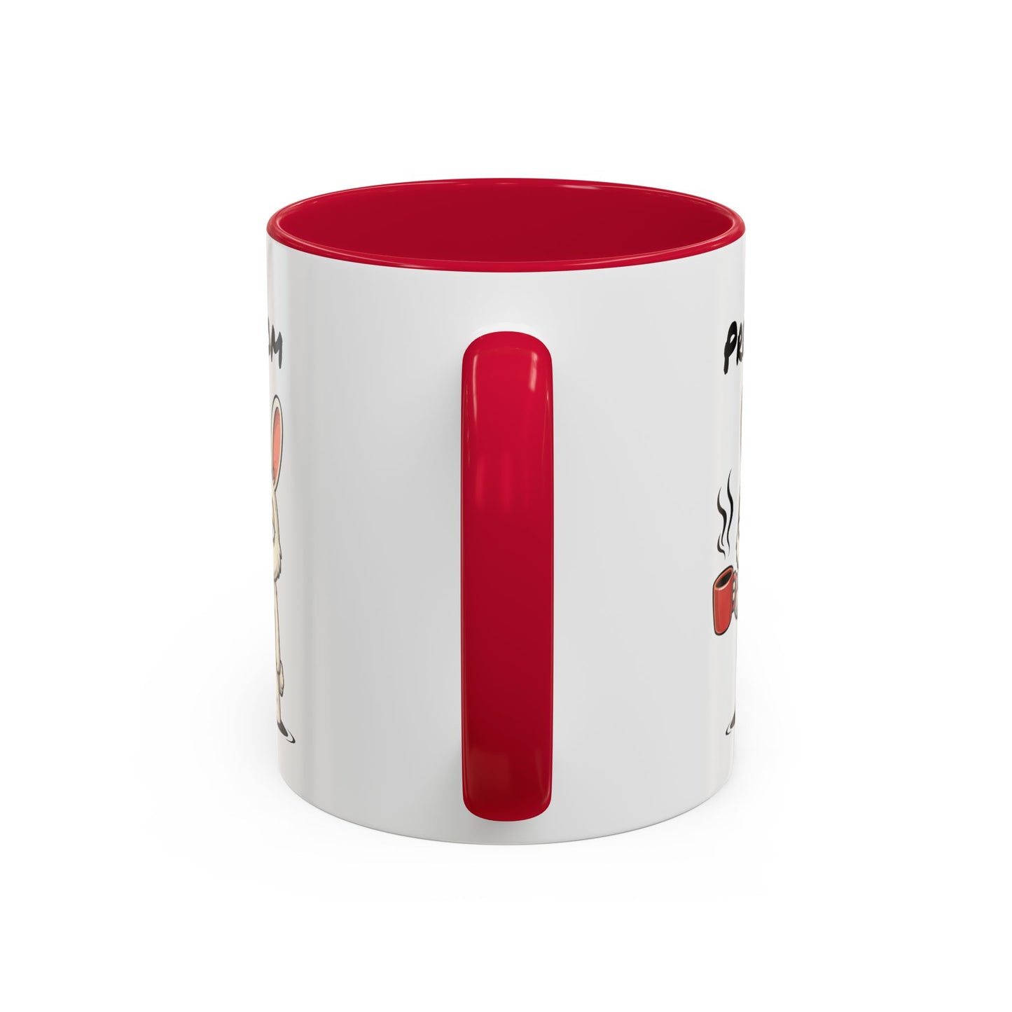 Mug Lapin Fatigué Personnalisable 325ml – Tasse Café Humoristique Animal Mignon Drôle Réveil Difficile