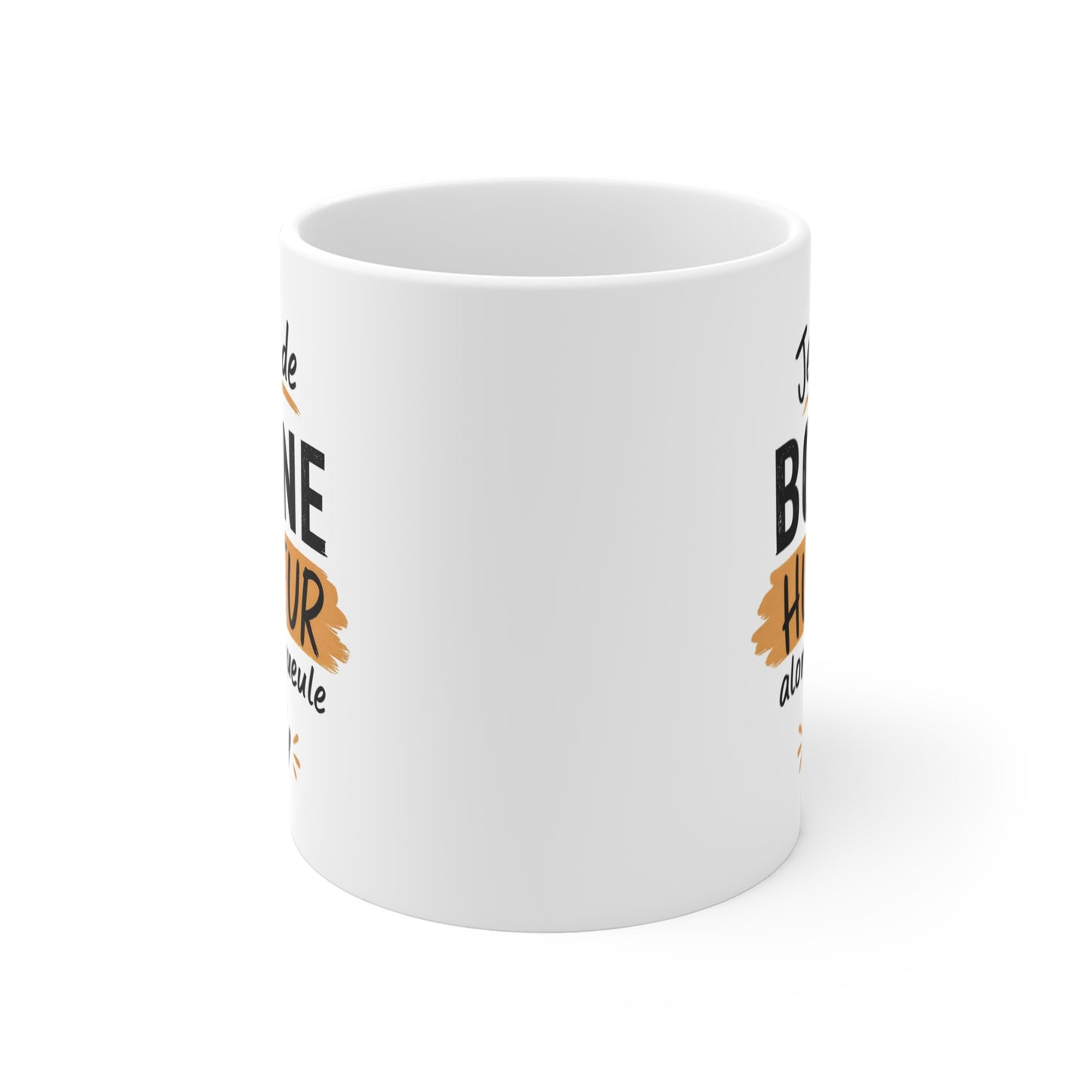 Tasse Je Suis De Bonne Humeur Alors Ta Gueule – Mug Humour Sarcastique Vintage – Cadeau Drôle Homme Femme 325ml