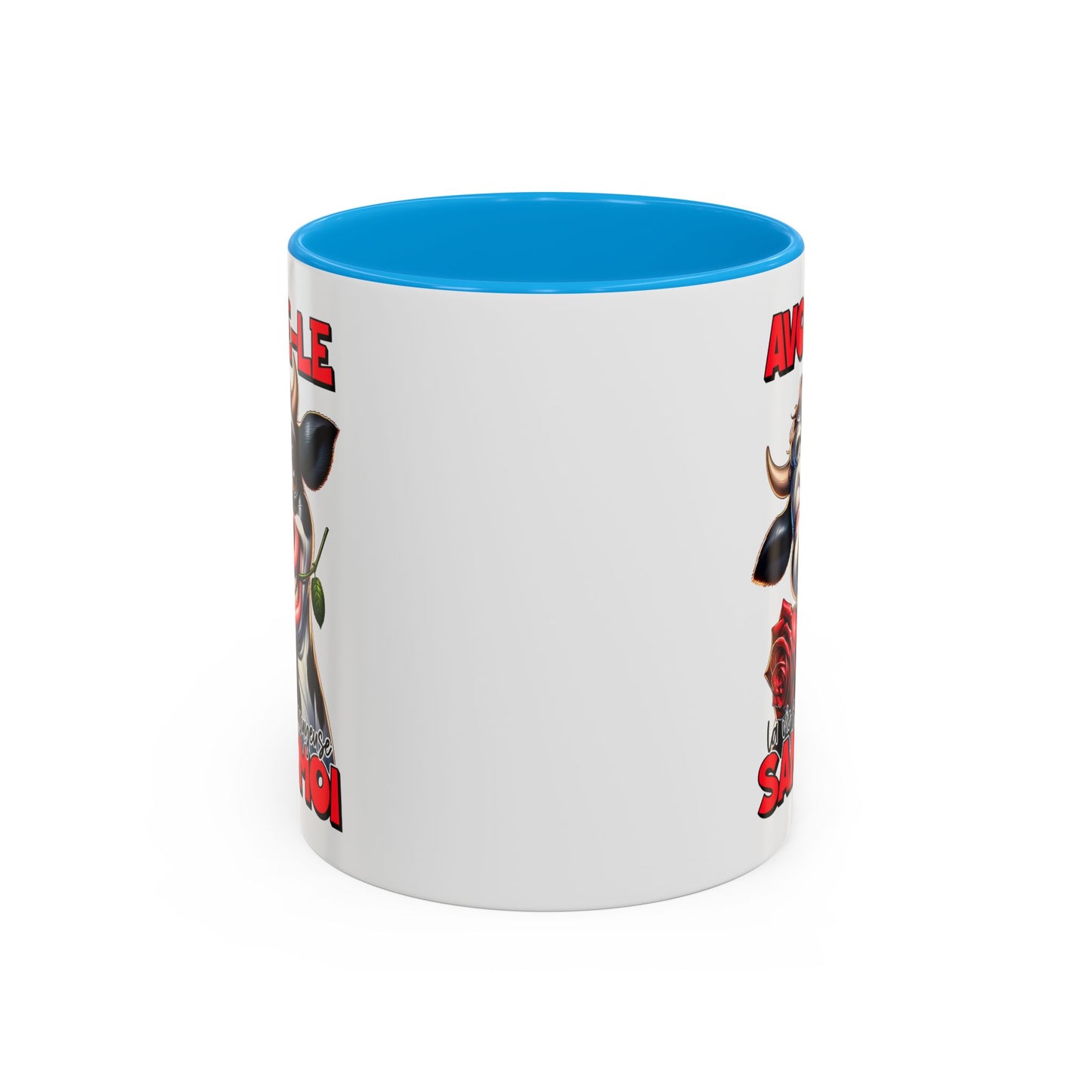 Tasse Avoue-Le La Vie Serait Ennuyeuse Sans Moi – Mug Vache Humour Drôle Femme Homme 325ml