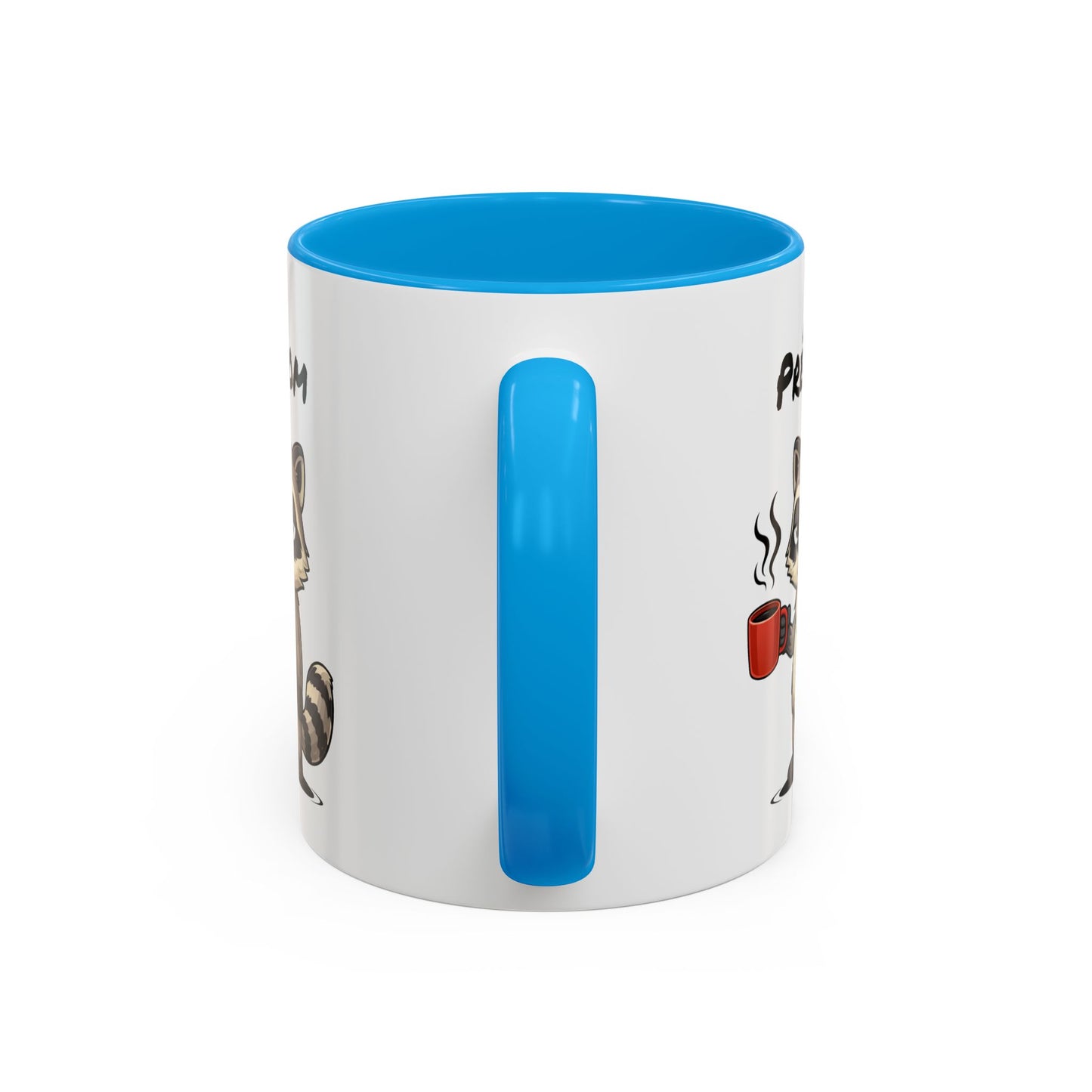 Mug Raton Laveur Fatigué Personnalisable 325ml – Tasse Café Humour Animal Mignon Drôle Réveil Difficile