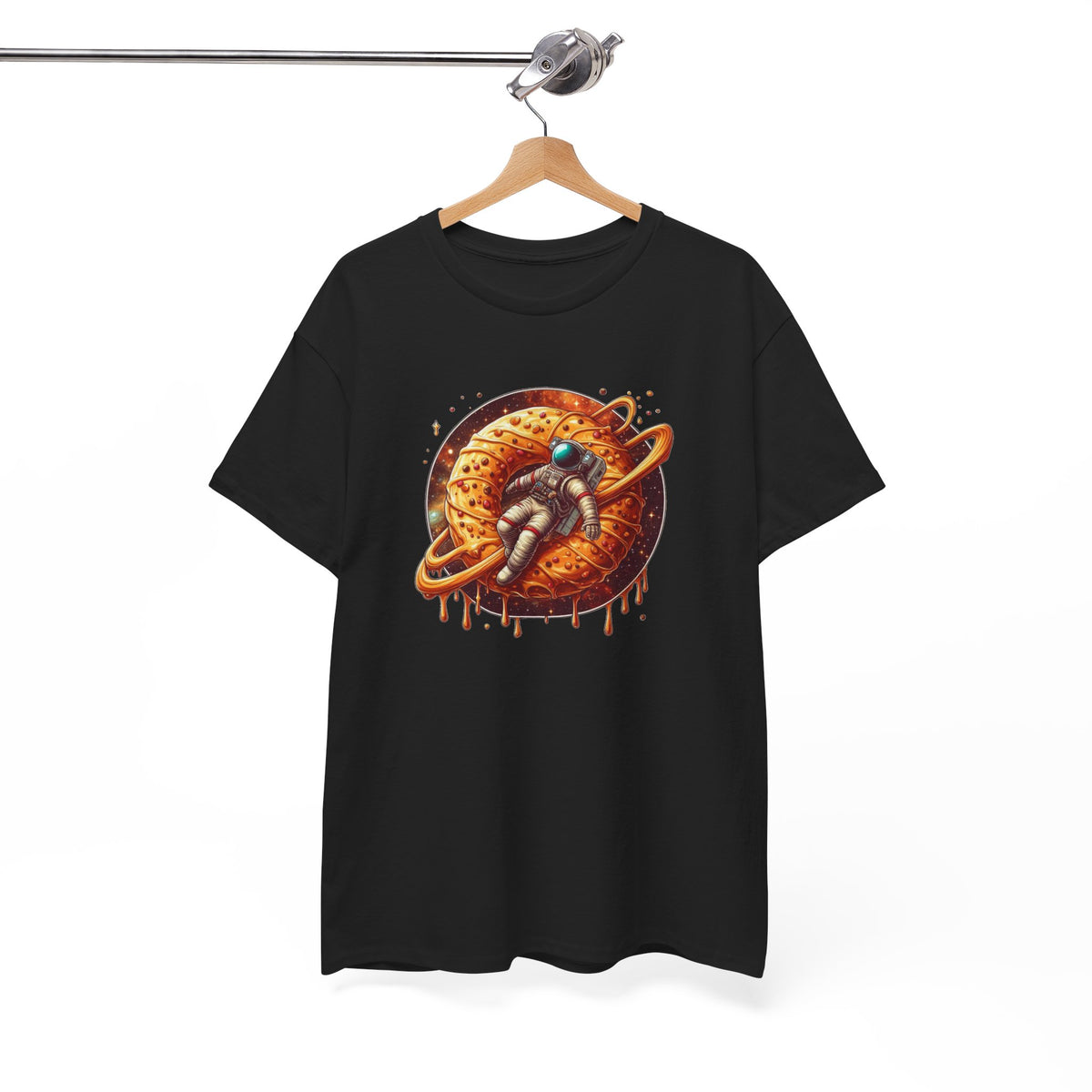 Tee Shirt Astronaute Donut Espace Homme Femme – T-Shirt Donut Planète Galaxie – Design Spatial Gourmand Original