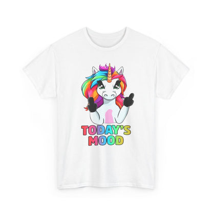 Tee shirt Femme Licorne Today's mood idée cadeau humour drôle amusant