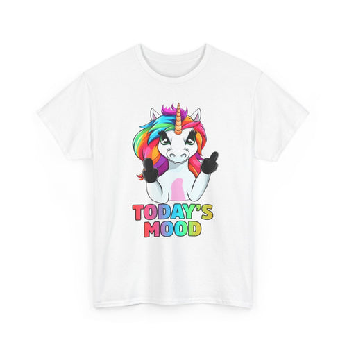 Tee shirt Femme Licorne Today's mood idée cadeau humour drôle amusant