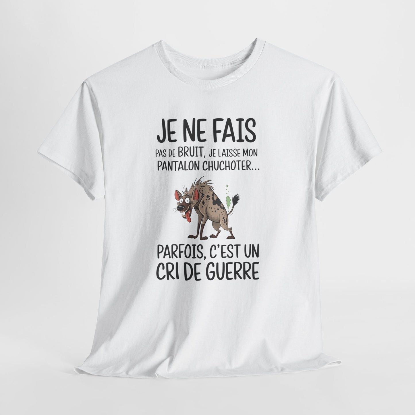 Tee-Shirt Je Ne Fais Pas de Bruit Je Laisse Mon Pantalon Chuchoter – Humour Pet Drôle – Cadeau Homme Femme Blague Adulte