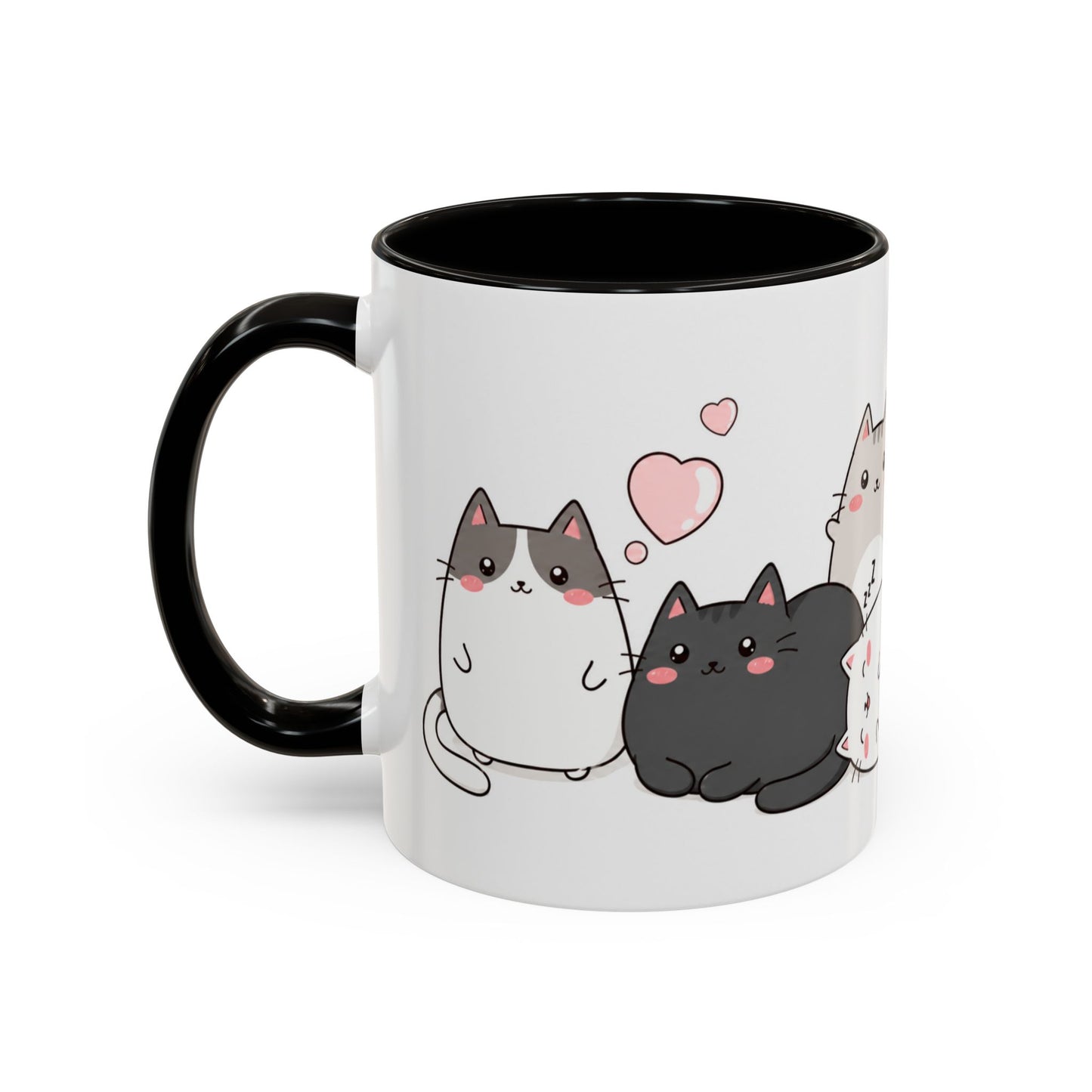 Tasse Chats Kawaii Mignons – Mug Cute avec Chats Cartoon et Style Japonais Pastel 325ml