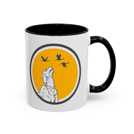 Mug Labrador Homme et Femme – Tasse Chien pour Maître et Maîtresse – Cadeau Amoureux du Labrador – Idée Cadeau Propriétaire de Chien Passionné Nature – 325 ml Noir Bleu Rouge