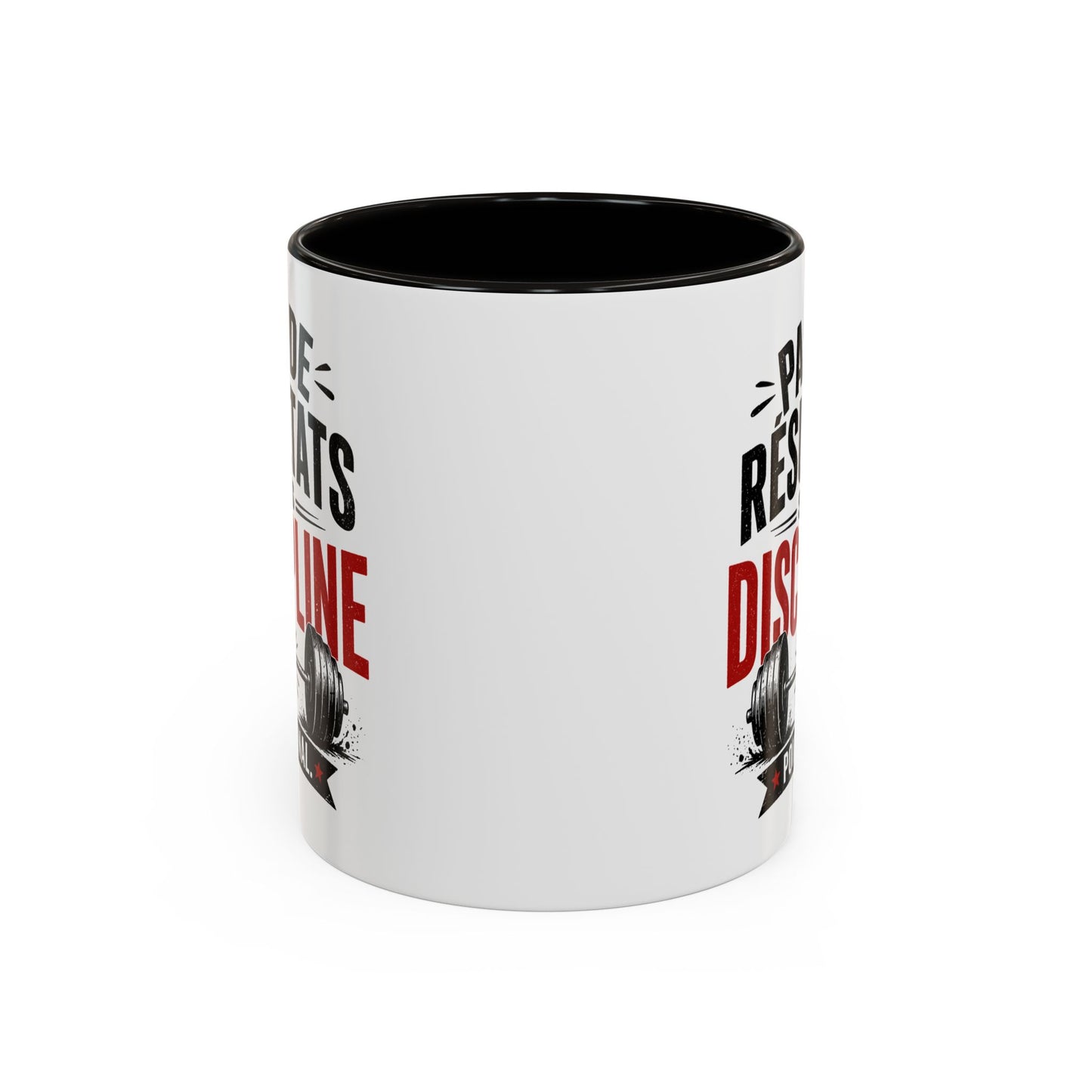 Mug Motivation Fitness – Pas de Résultats sans Discipline – Cadeau Musculation Sport Homme Femme 325ml