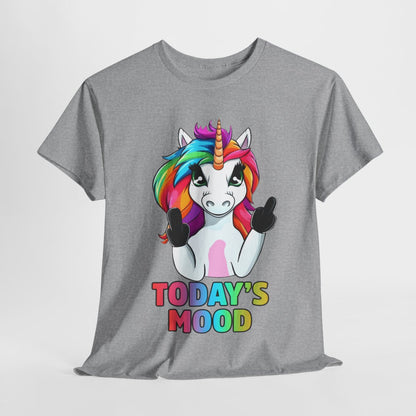 Tee shirt Femme Licorne Today's mood idée cadeau humour drôle amusant