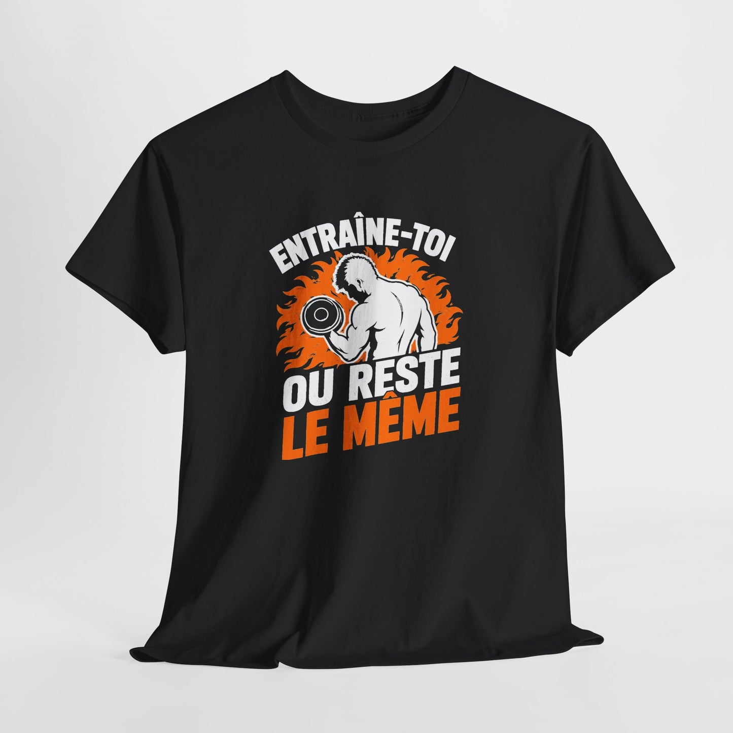 T-Shirt Homme Musculation Fitness – Entraînement Force Motivation Sport – Cadeau Muscu Homme
