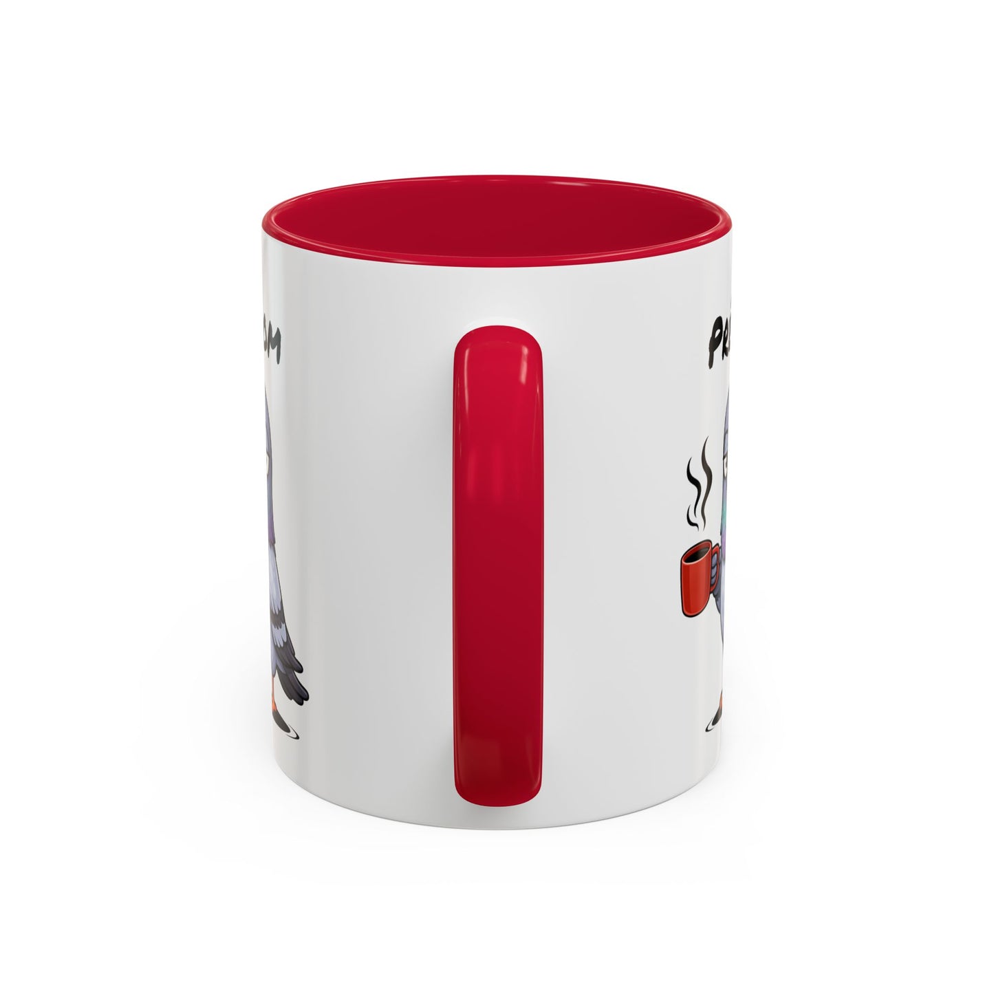 Mug Pigeon Fatigué Personnalisable 325ml – Tasse Café Humour Animal Urbain Drôle Réveil Difficile Bureau