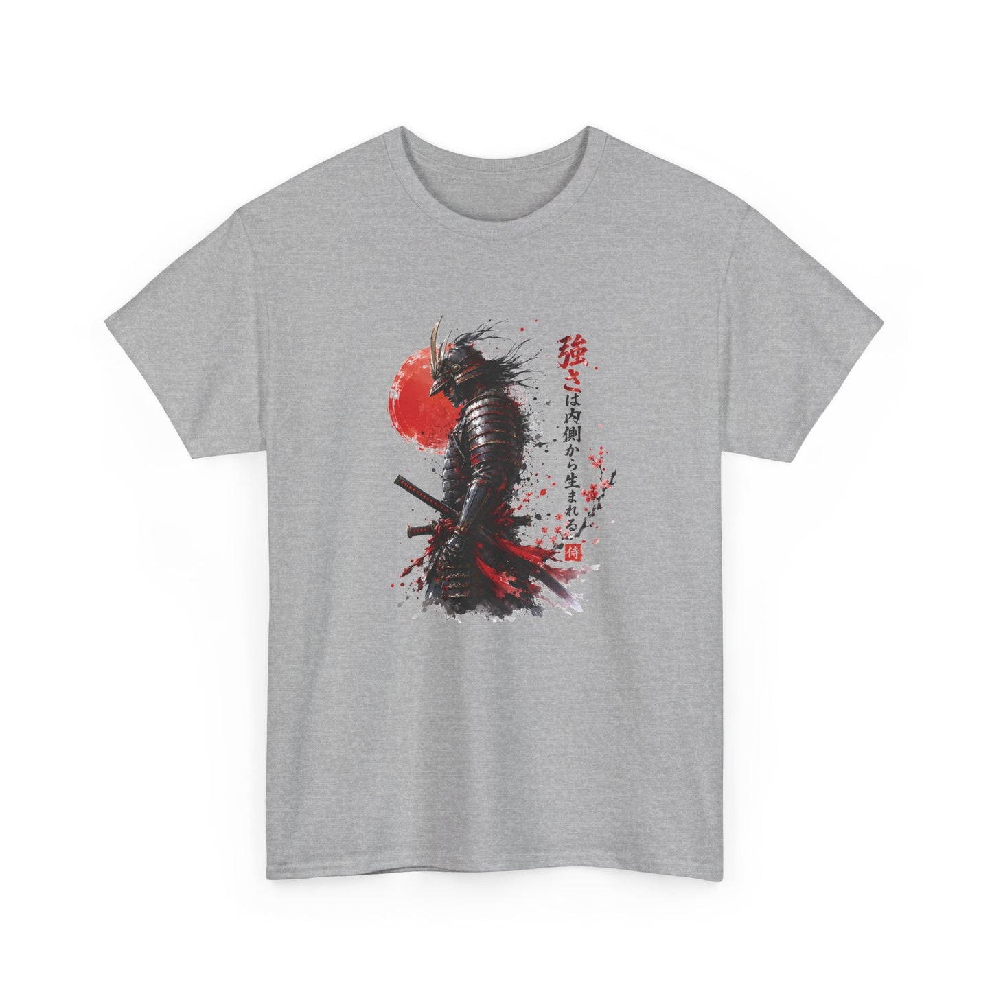 Tee Shirt Homme et Femme Samouraï Japon Guerrier Katana Armure Japonaise Art Traditionnel Idée Cadeau