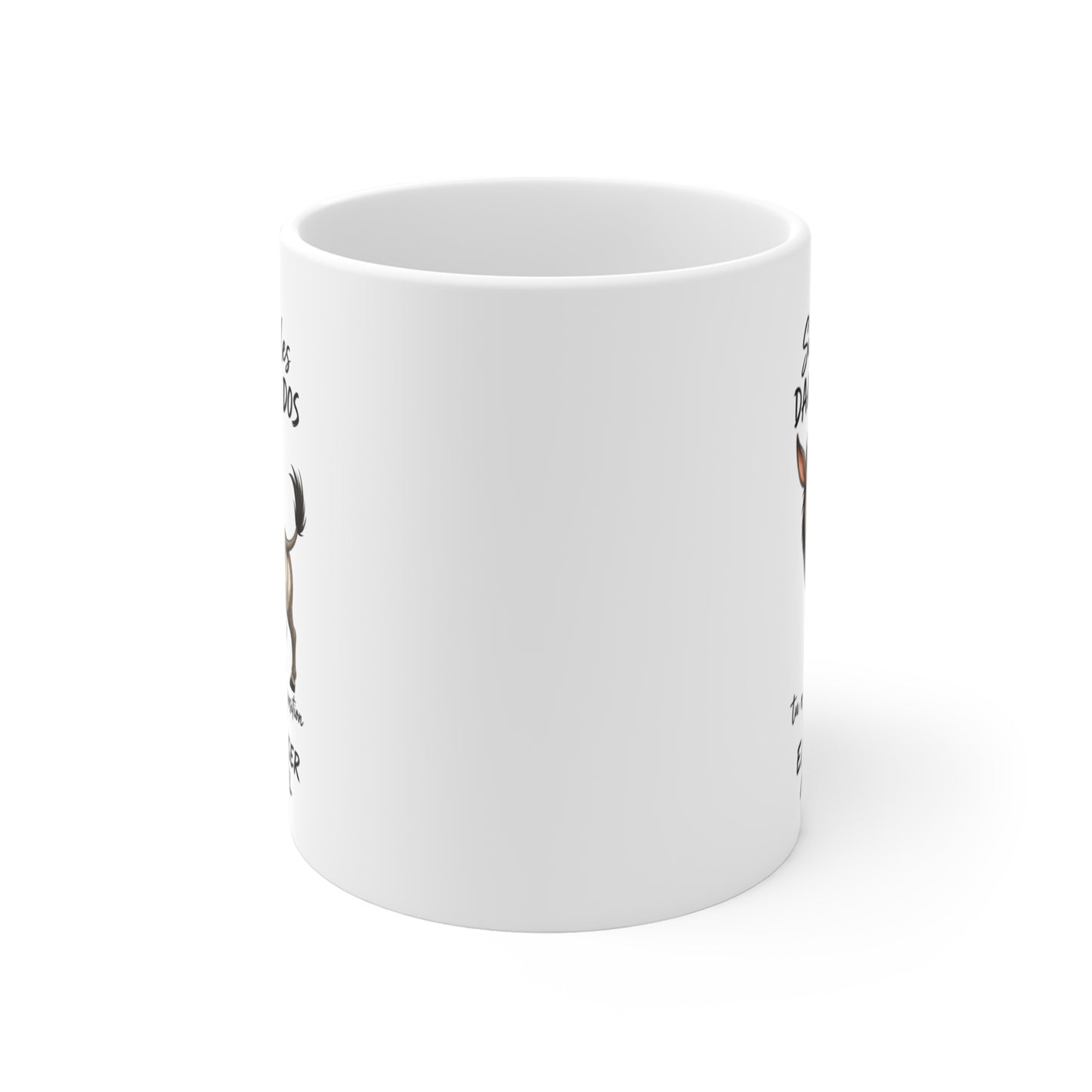Tasse Si Tu Parles Dans Mon Dos Tu Es En Bonne Position Pour Embrasser Mon Cul – Mug Humour Âne Drôle – Cadeau Homme Femme 325ml