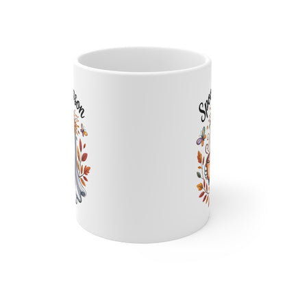 Tasse Spooky Season – Mug Fantôme Mignon Automne Halloween – Cadeau Original 325ml
