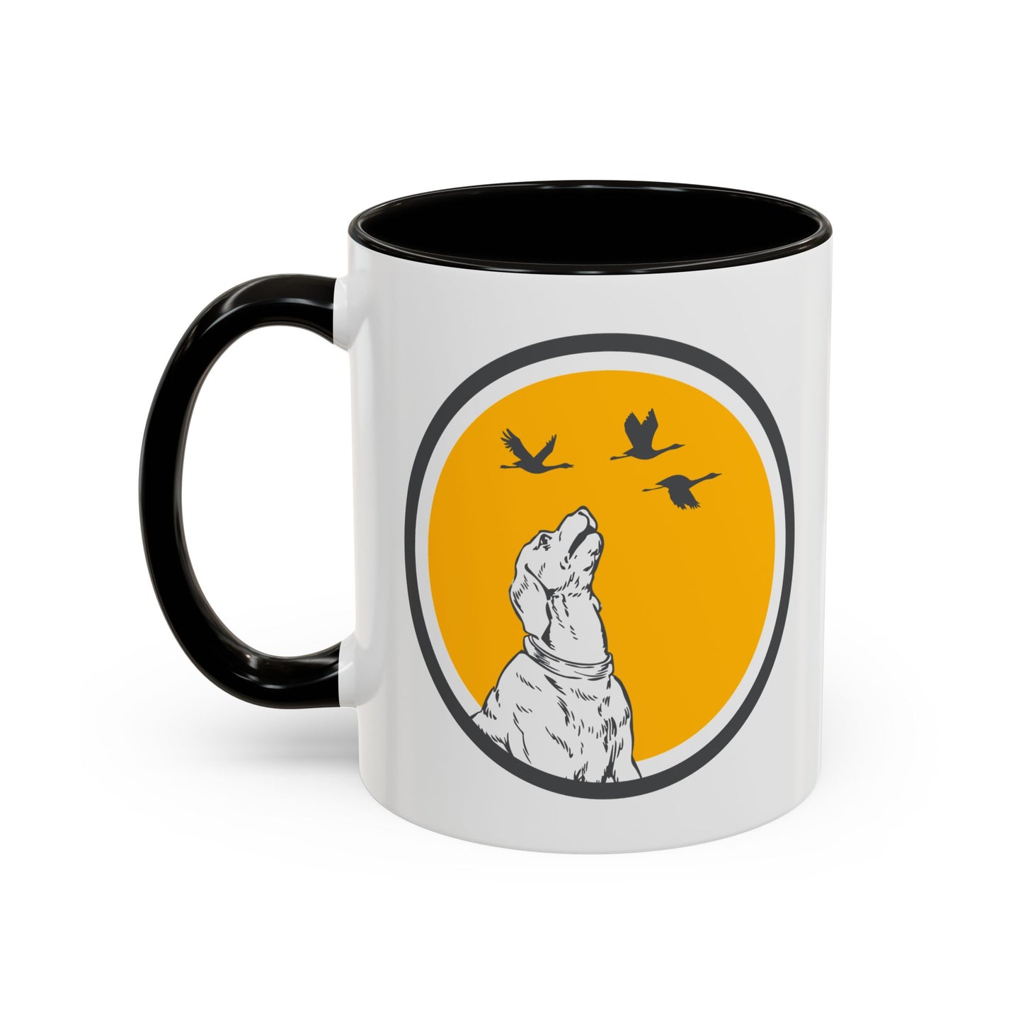 Mug Labrador Homme et Femme – Tasse Chien pour Maître et Maîtresse – Cadeau Amoureux du Labrador – Idée Cadeau Propriétaire de Chien Passionné Nature – 325 ml Noir Bleu Rouge