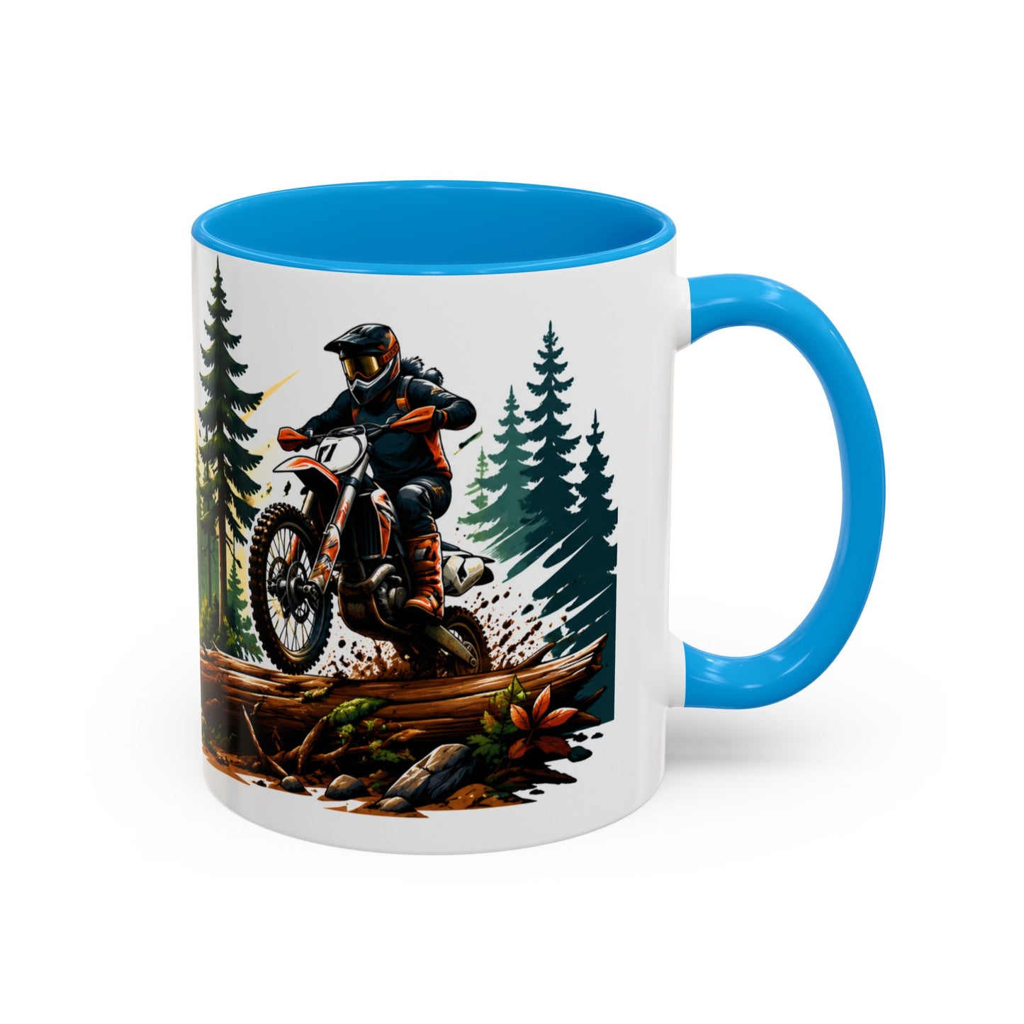 Tasse Moto Cross Enduro – Mug Pilote Motocross Tout Terrain – Cadeau Passion Moto 325ml