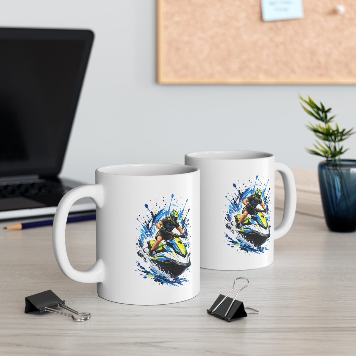 Mug Homme Jet Ski – Tasse Passion Sport Nautique – Cadeau Original Homme – Amateur de Jet Ski et Sensations Fortes