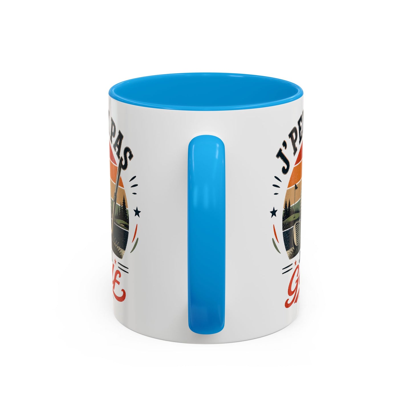 Tasse J’Peux Pas J’Ai Golf – Mug Golf Vintage Humoristique – Cadeau Golfeur Homme Femme 325ml