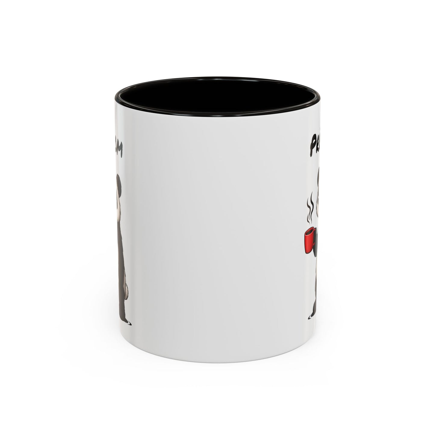 Tasse Panda Fatigué avec Café – Mug Animal Mignon et Relax – Illustration Cartoon 325ml