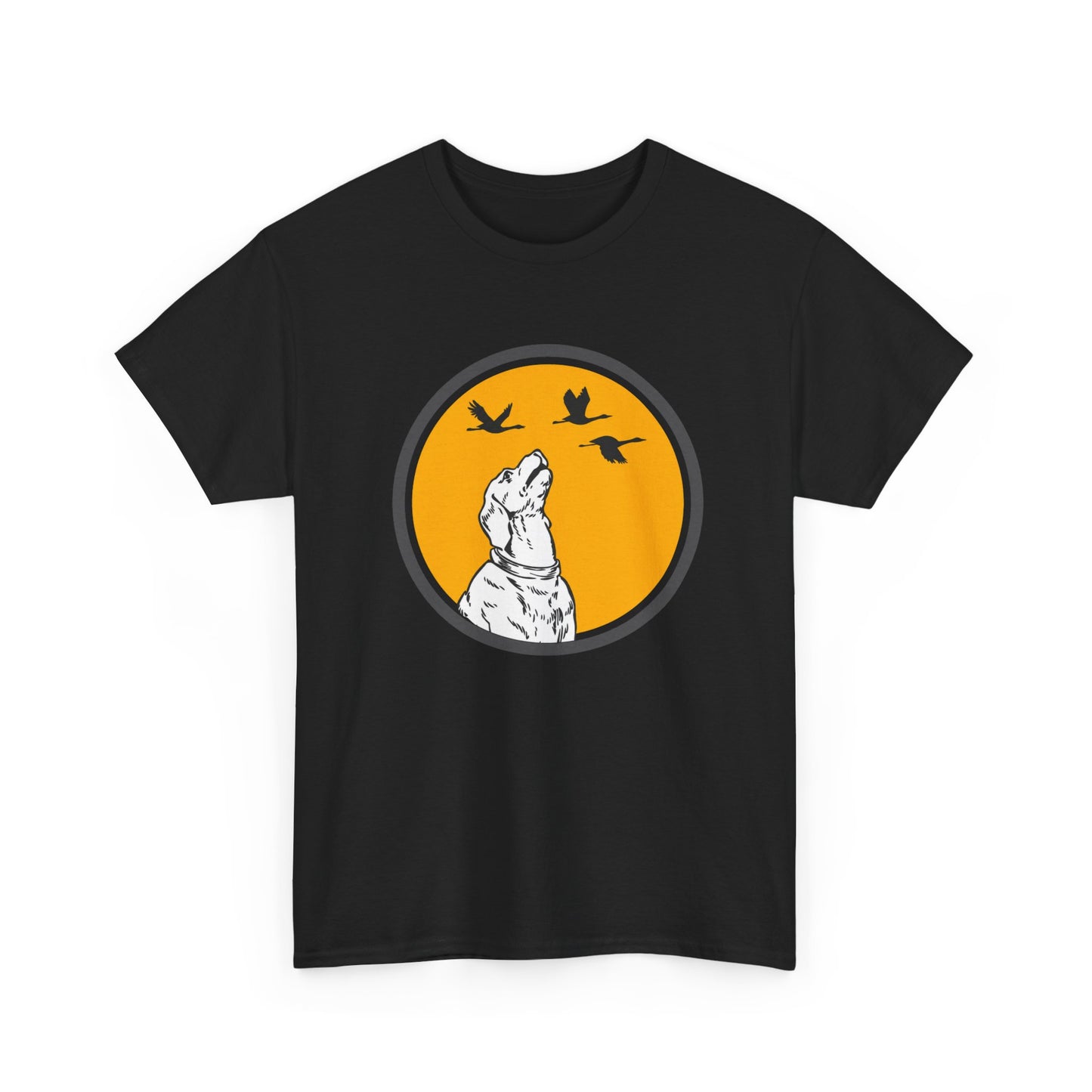 T-Shirt Chien Homme et Femme – Cadeau Amoureux des Chiens et Nature – Chien Oiseaux Plein Air – Idée Cadeau Passion Animaux