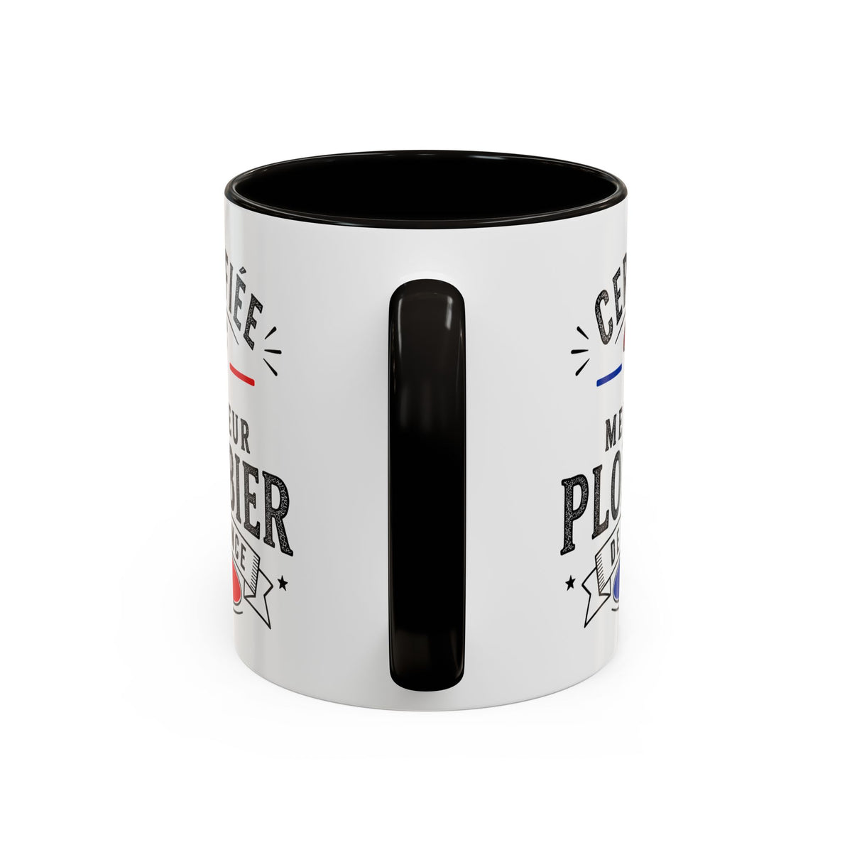 Mug Plombier Homme – Certifié Meilleur Plombier de France – Tasse Humour Métier – Cadeau Original Plombier