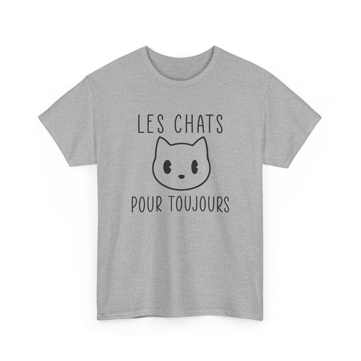 Tee Shirt Chat Homme Femme – Passion Chats et Félin – Idée Cadeau Amoureux des Chats Propriétaire de Chat