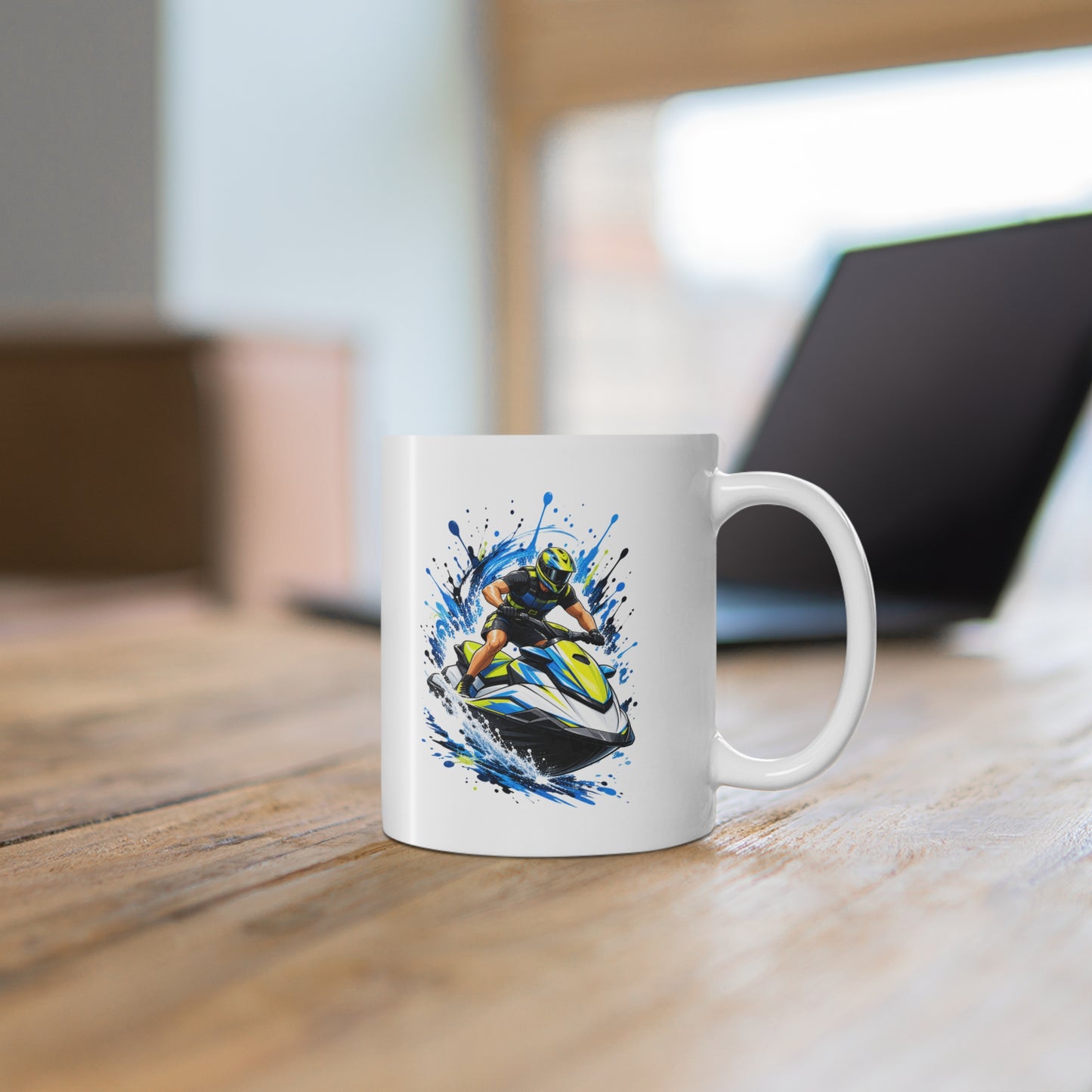 Mug Homme Jet Ski – Tasse Passion Sport Nautique – Cadeau Original Homme – Amateur de Jet Ski et Sensations Fortes