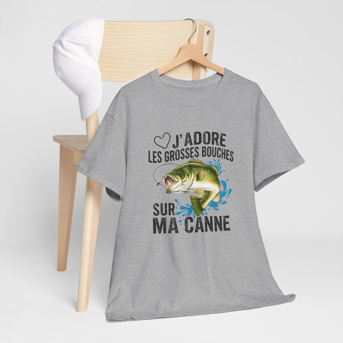 T-Shirt Pêche Homme – Cadeau Pêcheur Humour – Passion Poisson Canne à Pêche – Idée Cadeau Pêche Sportive Anniversaire Papa
