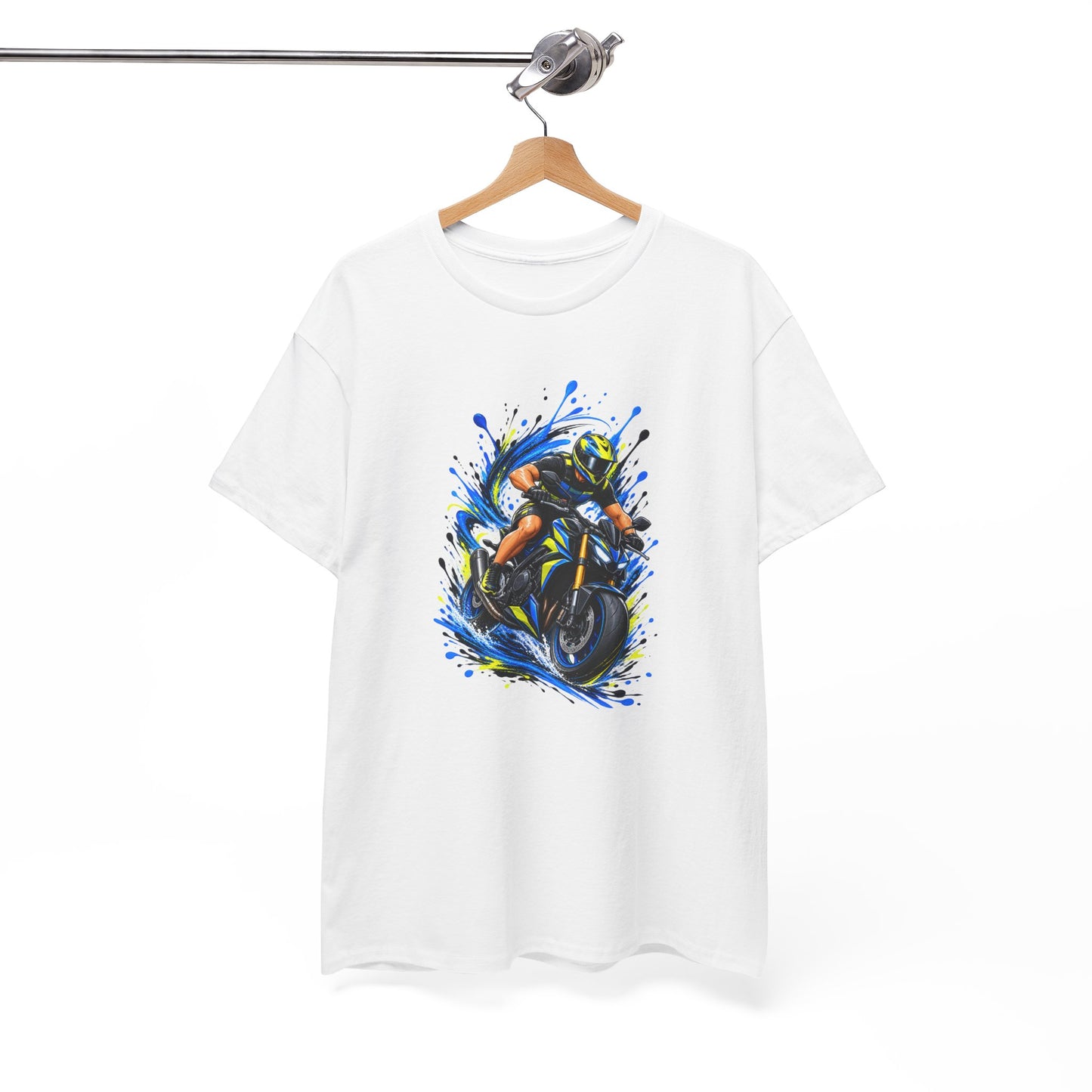 Tee Shirt Moto Homme – Motard Passionné de Vitesse – T-Shirt Sport Moto Cadeau Original Homme