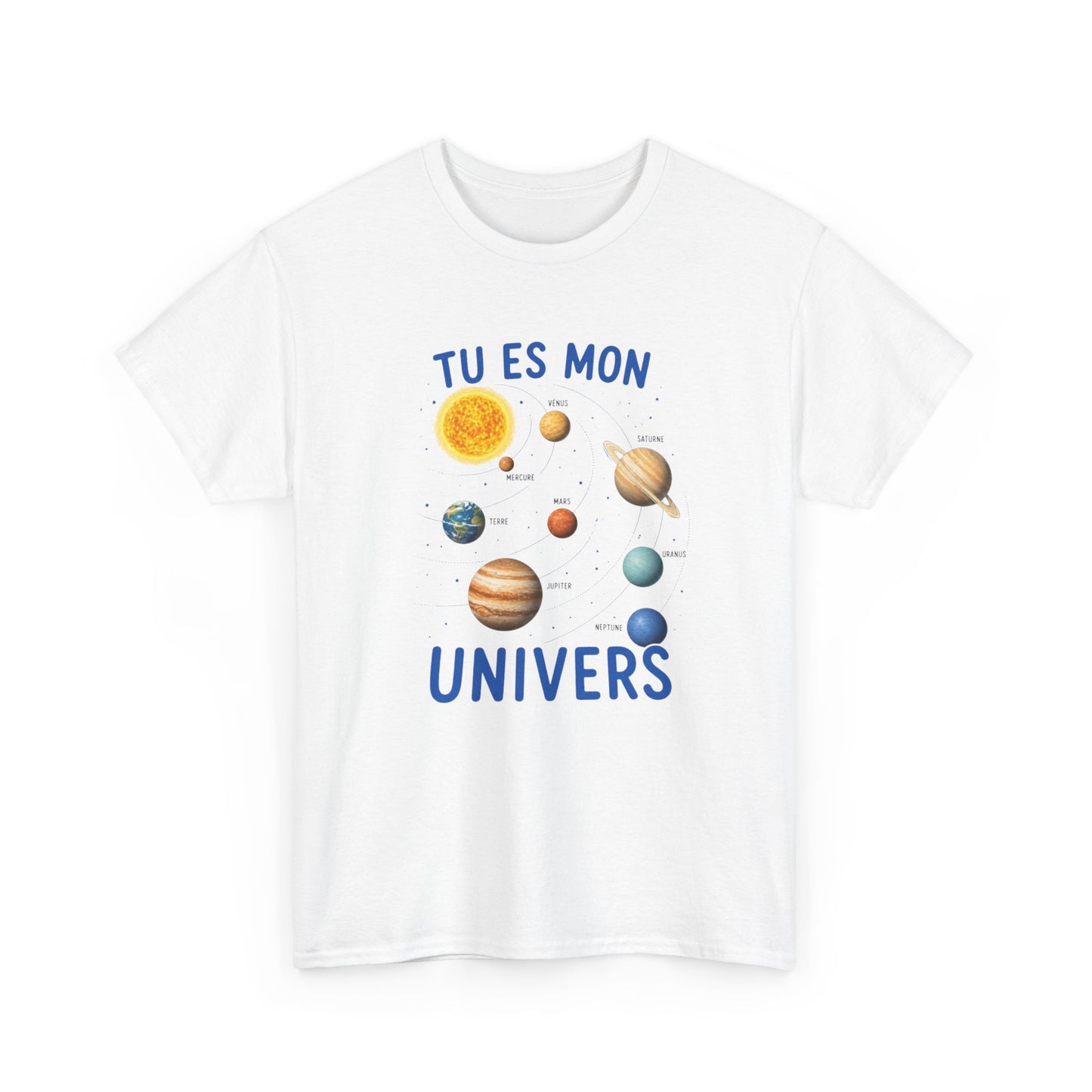 T-Shirt Astronomie Humour – Tu Es Mon Univers – Tee Shirt Couple Amour Homme Femme