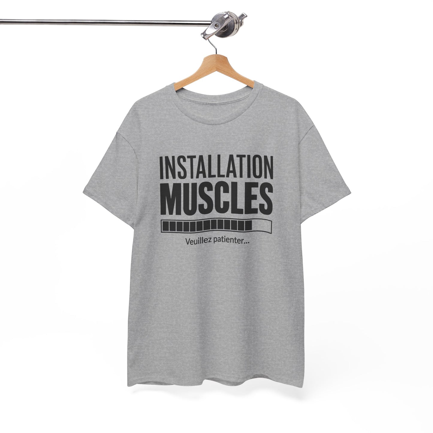 T-Shirt Musculation Homme et Femme – Fitness Bodybuilding Entraînement Sport – Cadeau Passionné de Salle de Sport