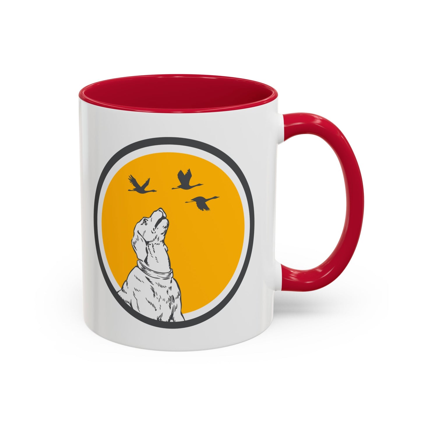 Mug Labrador Homme et Femme – Tasse Chien pour Maître et Maîtresse – Cadeau Amoureux du Labrador – Idée Cadeau Propriétaire de Chien Passionné Nature – 325 ml Noir Bleu Rouge