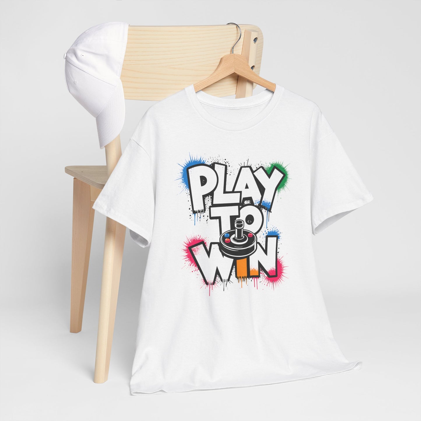 Tee-Shirt Gaming Homme et Femme – Gamer Jeu Vidéo Arcade Rétro Joystick – Cadeau Original pour Passionné de Jeux Vidéo