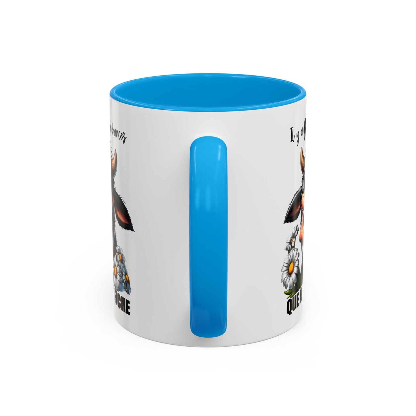 Tasse Il Y A 99% De Chances Que Je M’En Fiche – Mug Humour Vache Drôle Sarcastique 325ml