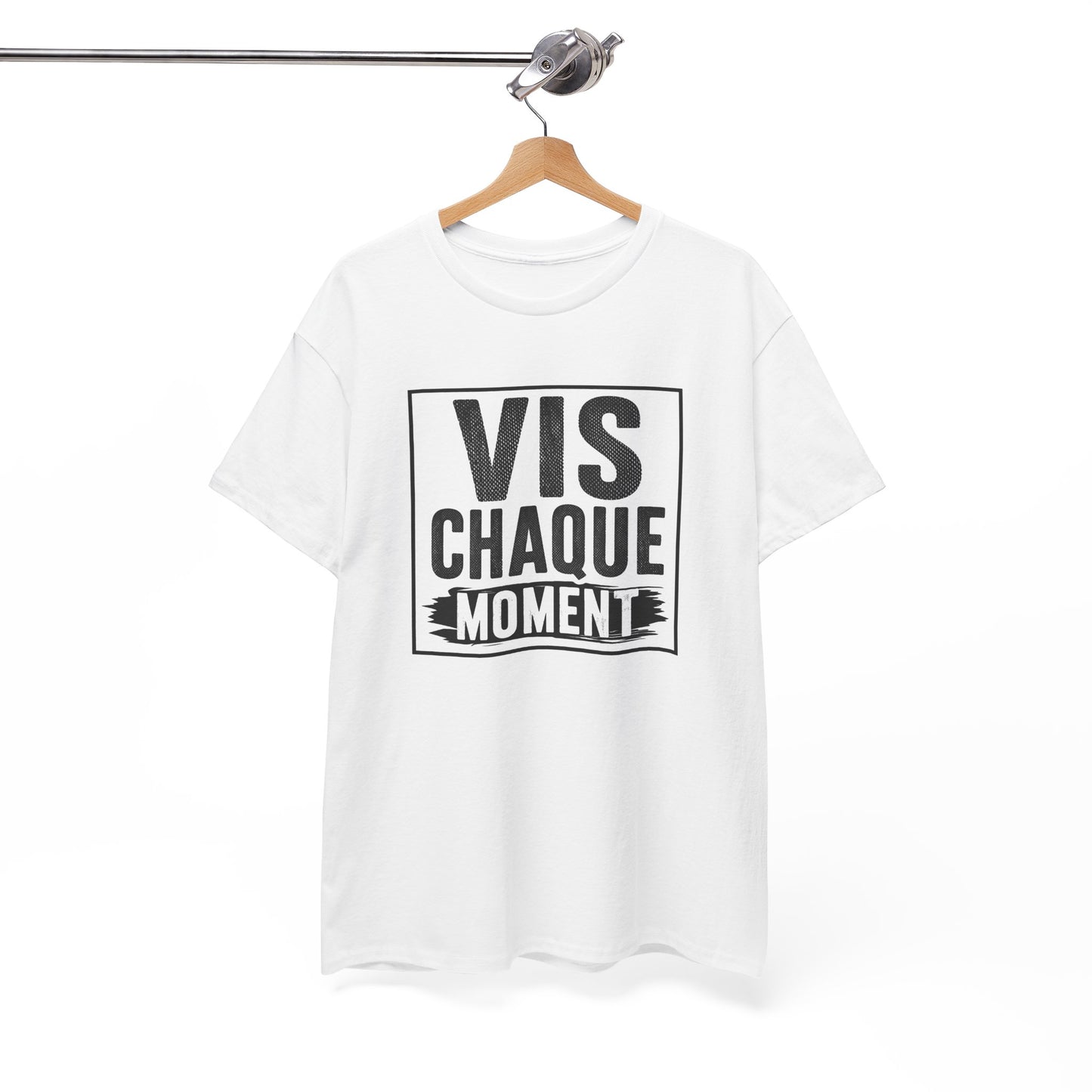 T-Shirt Homme et Femme Motivation Positive – Message Inspirant Vie et Bonheur – Cadeau Original
