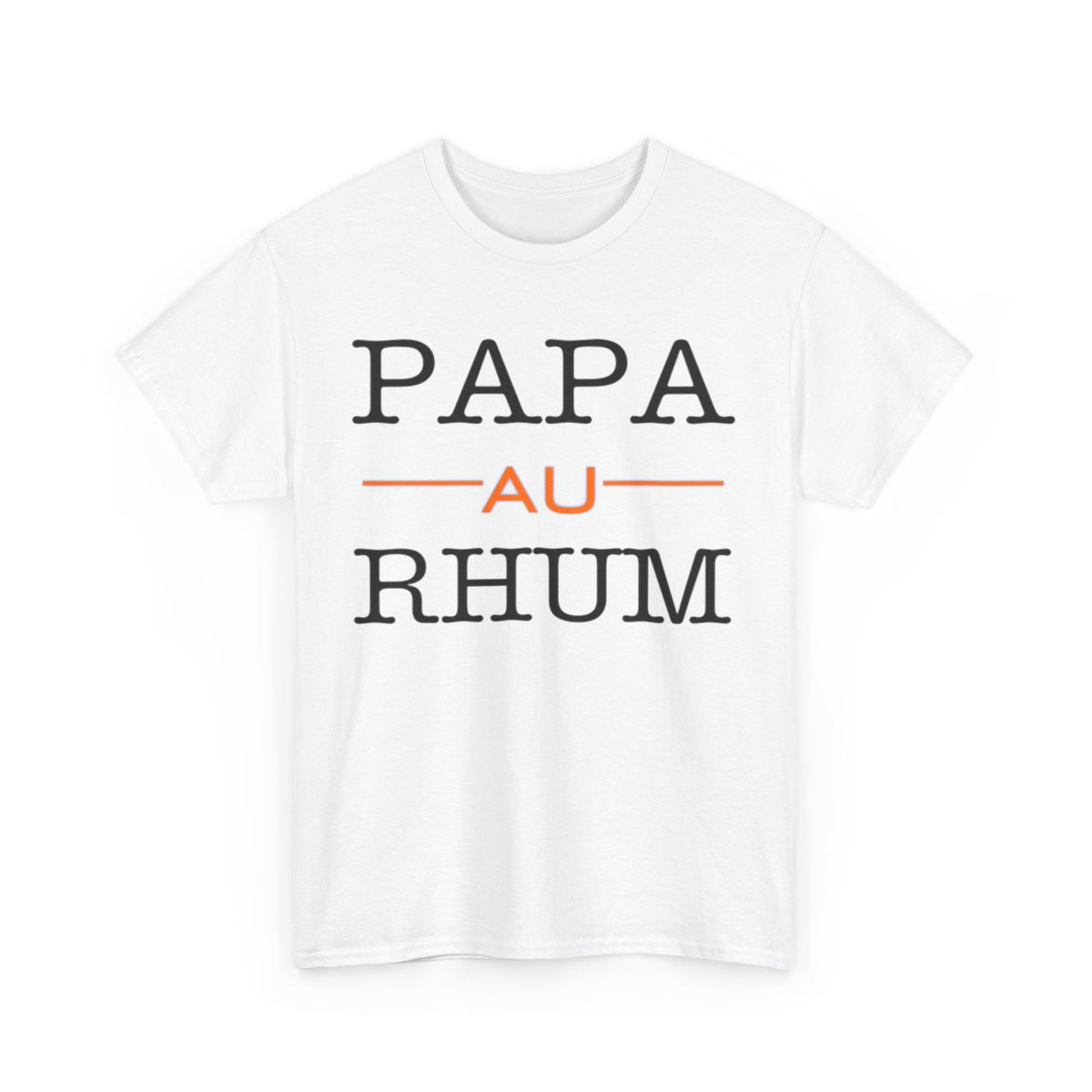 Tee shirt Unisex Papa au Rhum idée cadeau humour drôle amusant homme femme