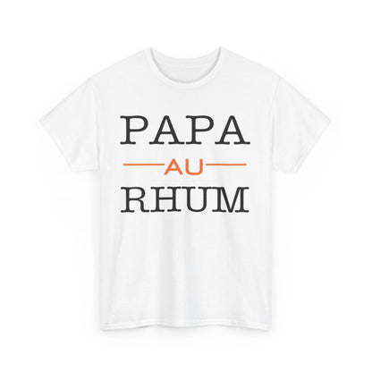 Tee shirt Unisex Papa au Rhum idée cadeau humour drôle amusant homme femme
