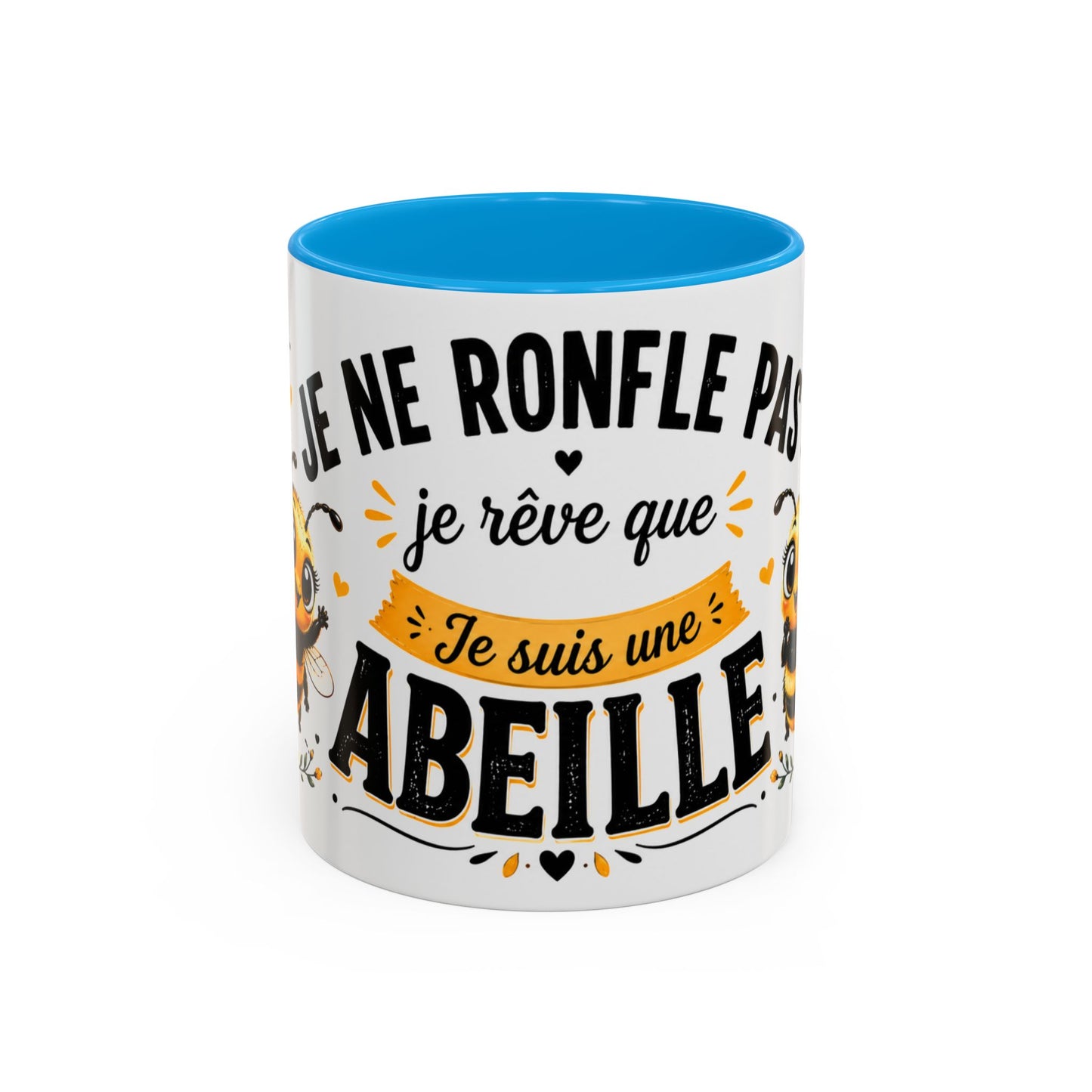Tasse Je Ne Ronfle Pas Je Rêve Que Je Suis Une Abeille – Mug Humour Abeille Cartoon – Cadeau Original Homme Femme 325ml