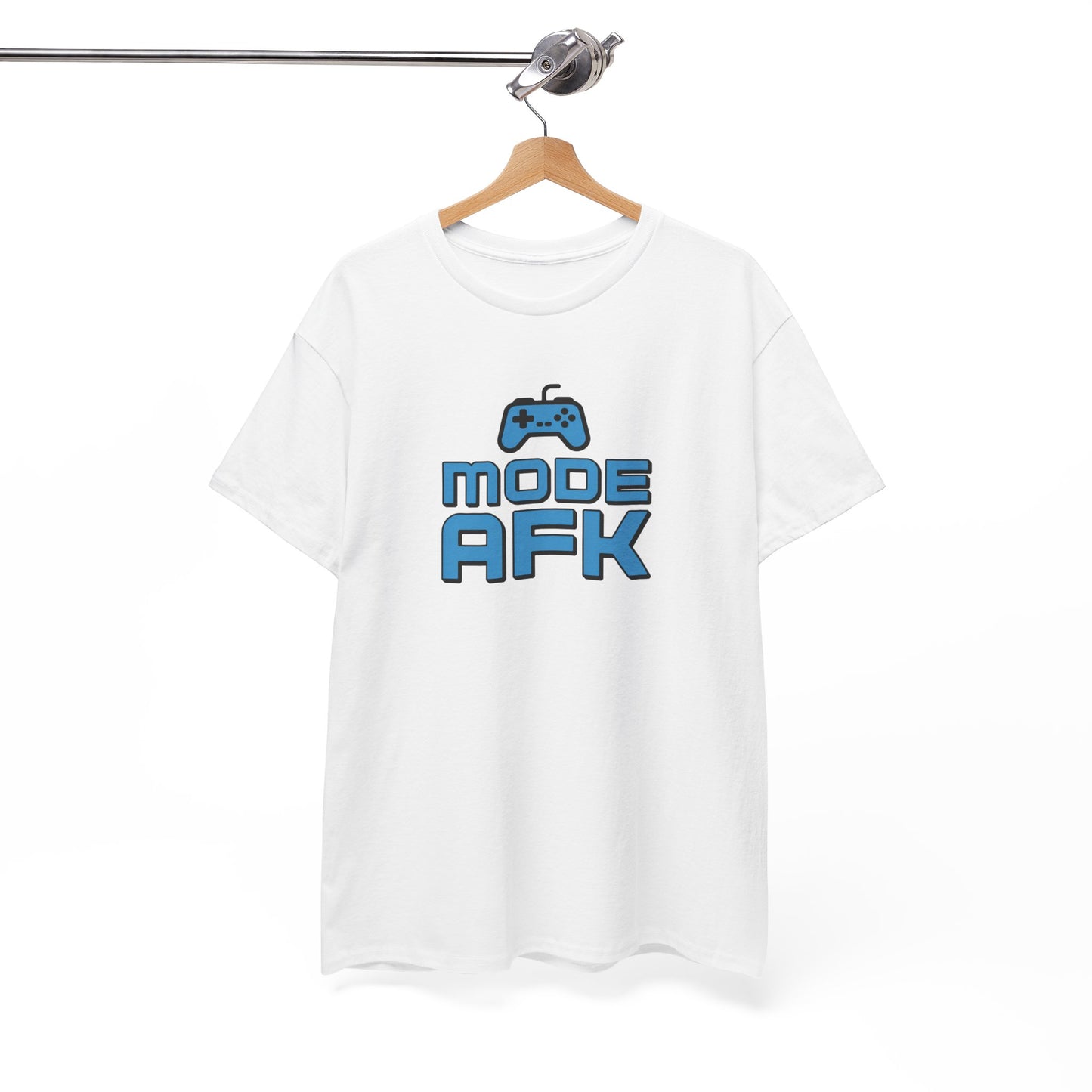T-Shirt Gamer Mode AFK – Tee Shirt Gaming Drôle Pause Jeu Manette Gamer Noob Geek Cadeau Joueur Homme Femme