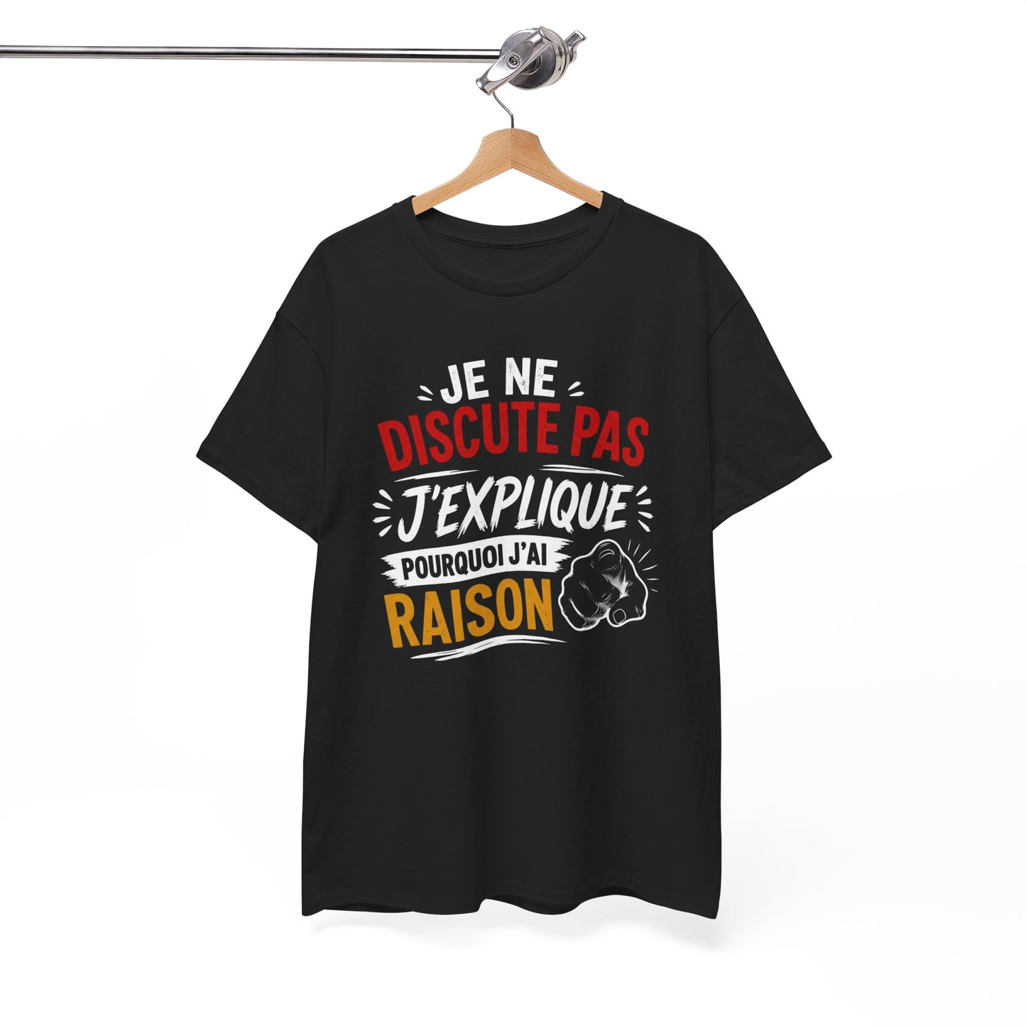 Tee-Shirt Humour Homme et Femme – Citation Drôle Caractère Fort – Cadeau Original Amusant pour Collègue Ami Famille