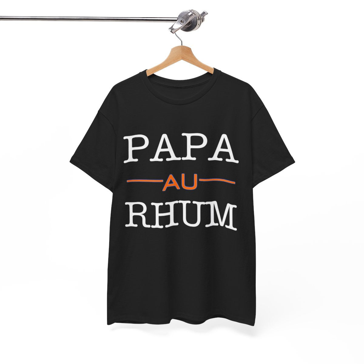 Tee shirt Unisex Papa au Rhum idée cadeau humour drôle amusant homme femme