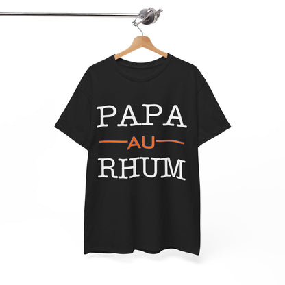 Tee shirt Unisex Papa au Rhum idée cadeau humour drôle amusant homme femme