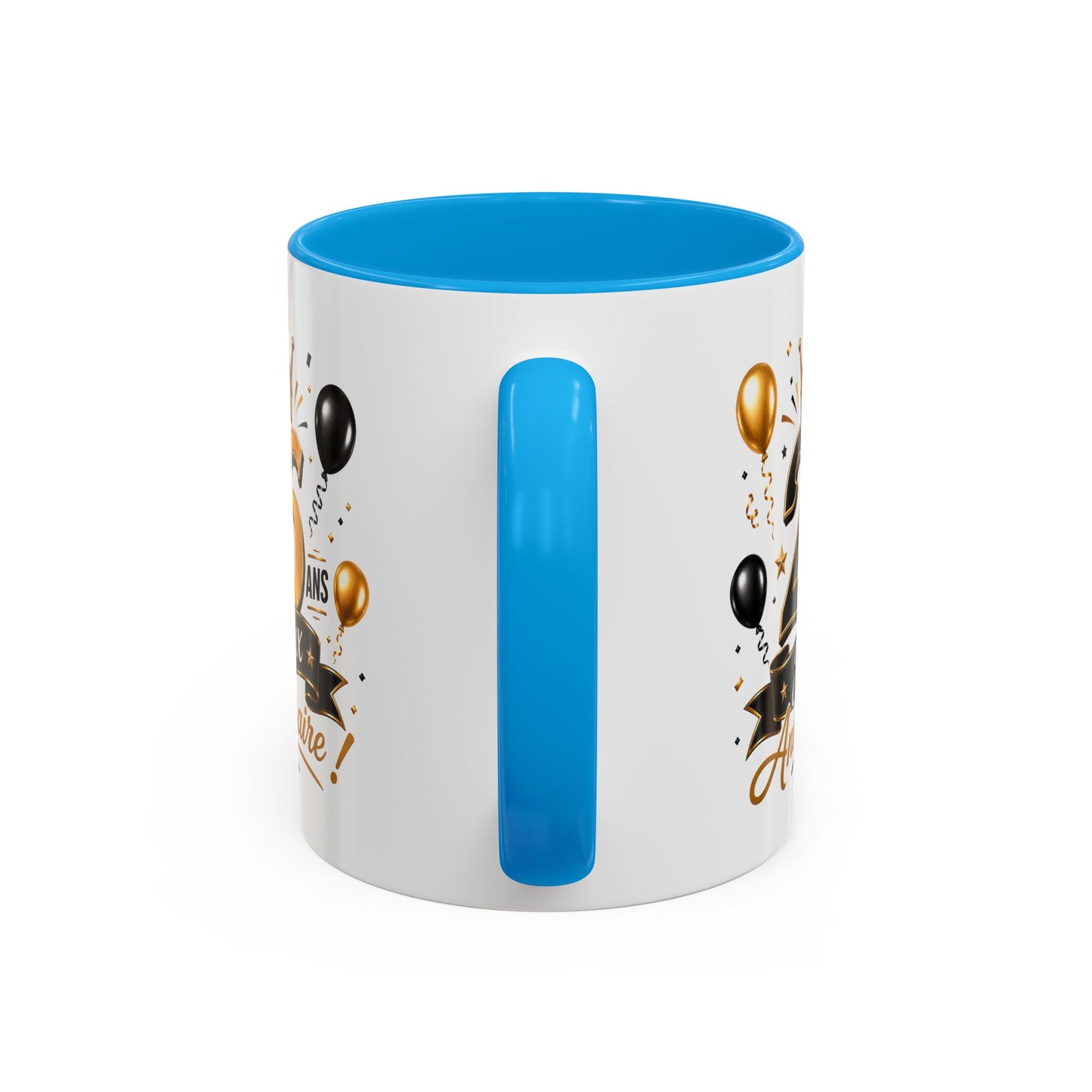 Mug Joyeux 26 Ans – Tasse Anniversaire 26 Ans – Cadeau Original pour Femme Homme – Idée Cadeau 26e Anniversaire Noir Bleu Rouge
