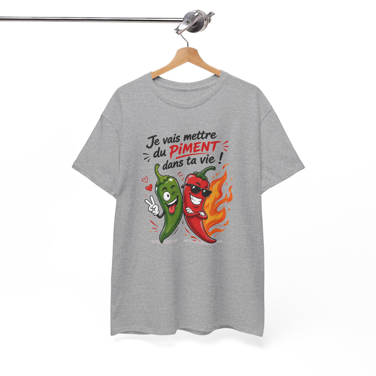 Tee Shirt Piment Homme et Femme – Je Vais Mettre du Piment dans ta Vie – T-Shirt Humour