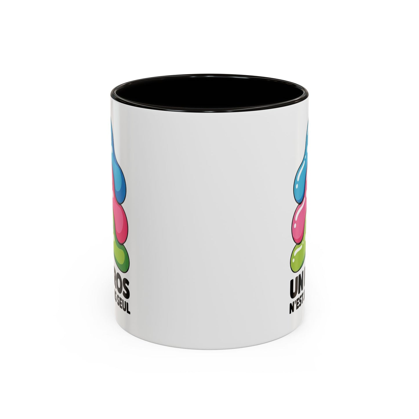 Mug Humour Bactéries – Tasse Microbes Drôles Citation Fun – Cadeau Original Humour – Céramique 325ml Noir Bleu Rouge