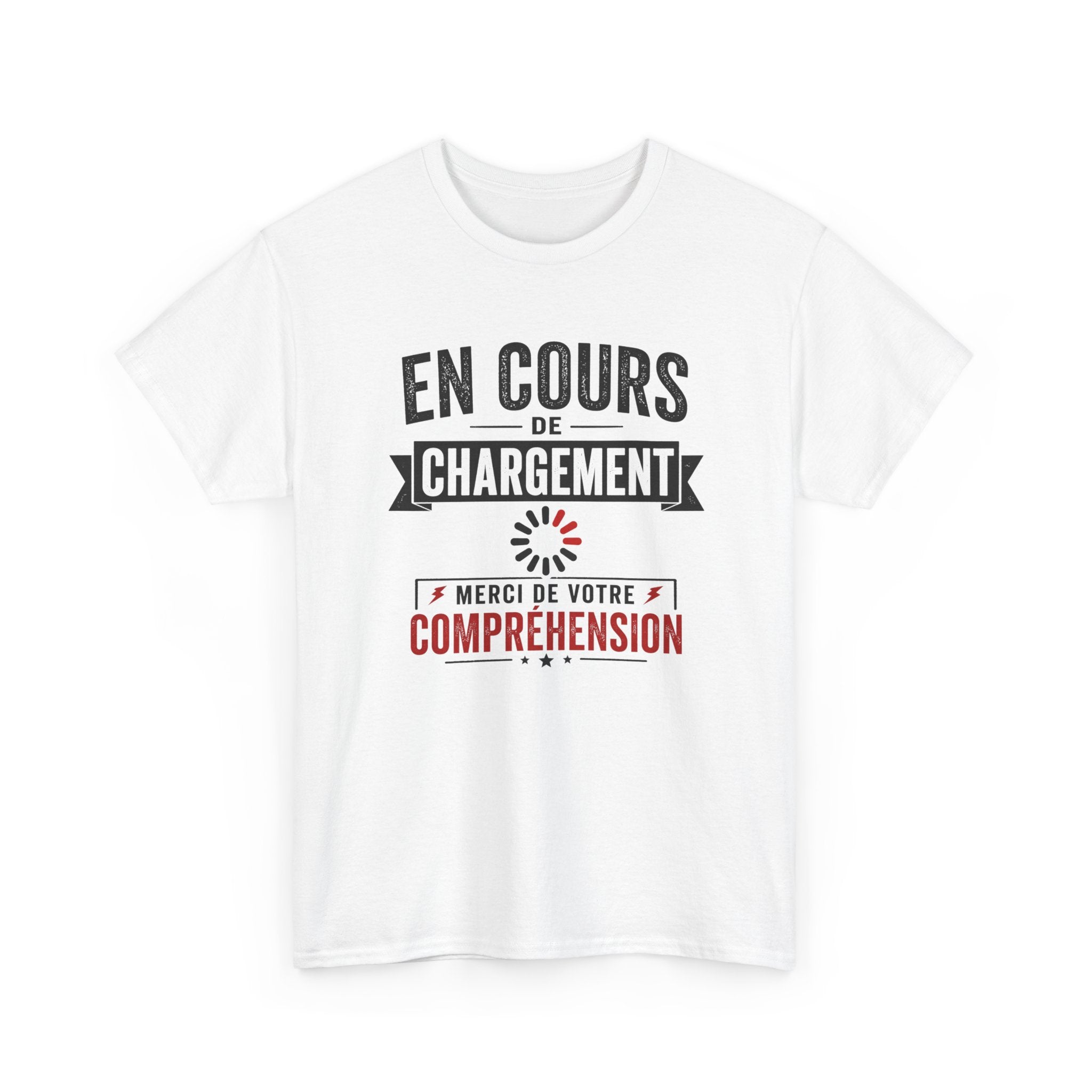 T-Shirt Humour En Cours de Chargement – Tee Shirt Drôle Bug Patience Geek Informatique Adulte Idée Cadeau