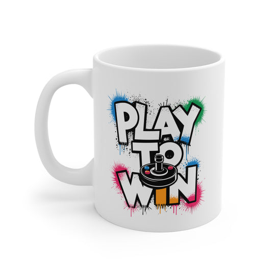 Mug Gaming Homme et Femme – Gamer Jeu Vidéo Manette Arcade Rétro – Cadeau Original pour Joueur Passionné de Jeux Vidéo 325 ml