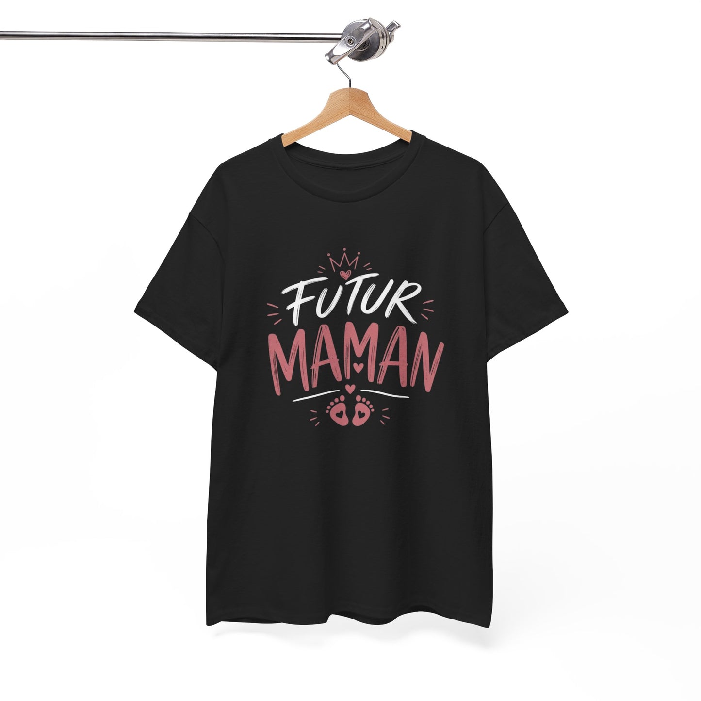 T-Shirt Femme Futur Maman – Tee Shirt Grossesse Cadeau Future Maman Bébé Naissance Idée Cadeau Femme Enceinte