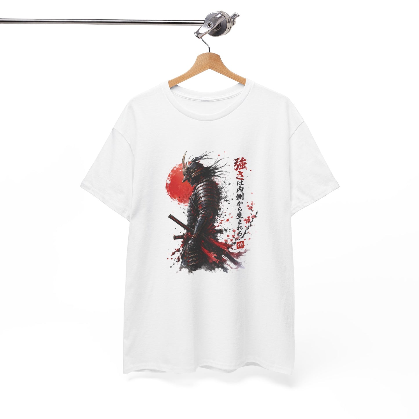 Tee Shirt Homme et Femme Samouraï Japon Guerrier Katana Armure Japonaise Art Traditionnel Idée Cadeau